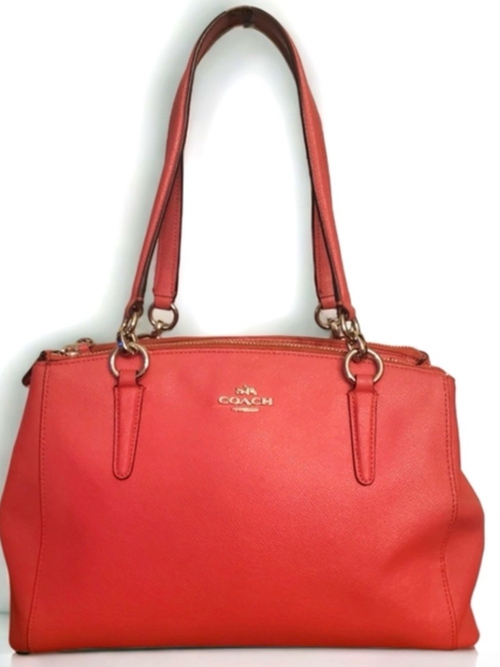 Coach F36637 Christie Carryall Orange-Red Convertible Bag